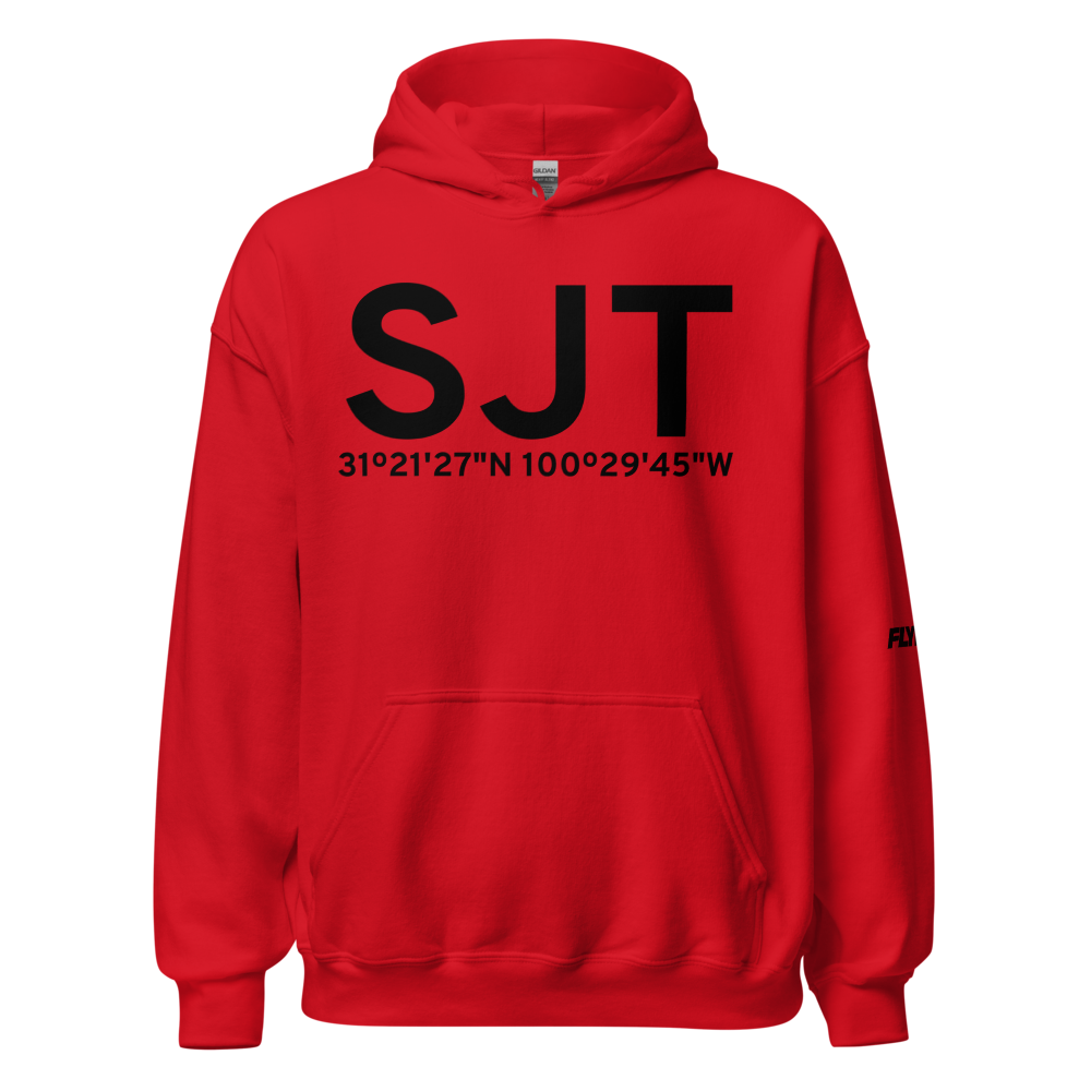 San Angelo (KSJT) Airport Hoodie Sweatshirt 