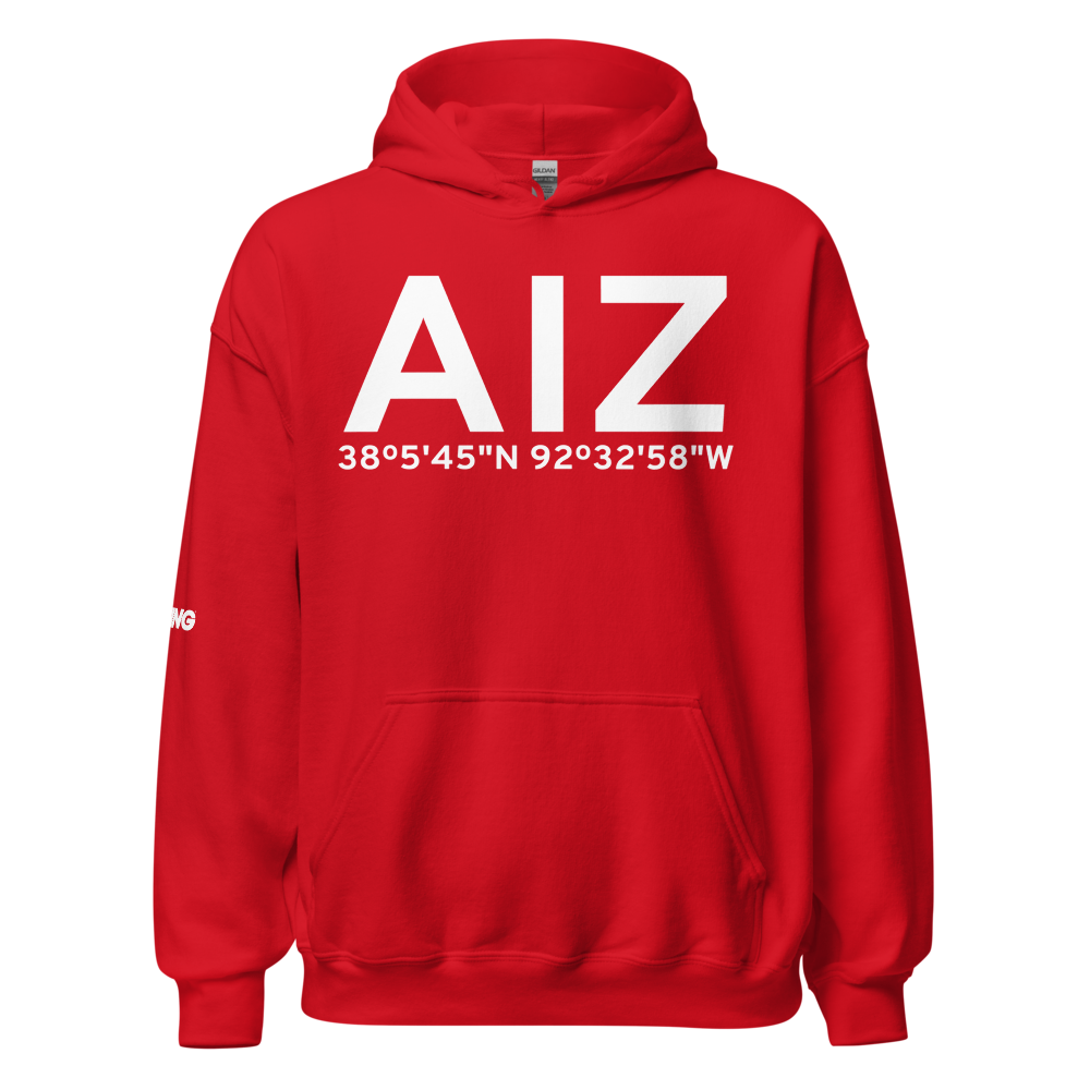 Kaiser Lake Ozark (KAIZ) Airport Hoodie Sweatshirt 