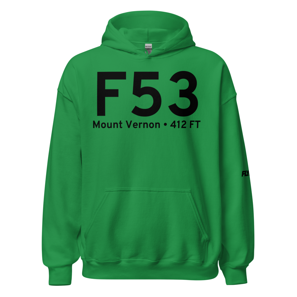 Mount Vernon (KF53) Airport Hoodie Sweatshirt 