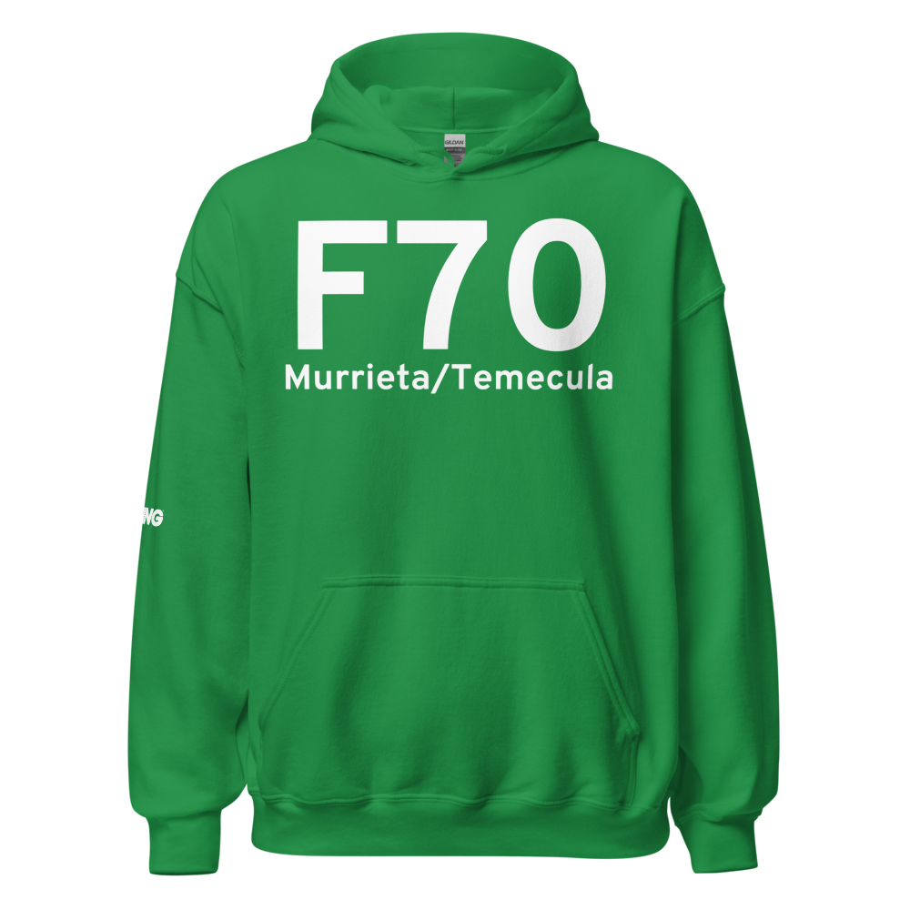 Murrieta/Temecula (KF70) Airport Hoodie Sweatshirt 