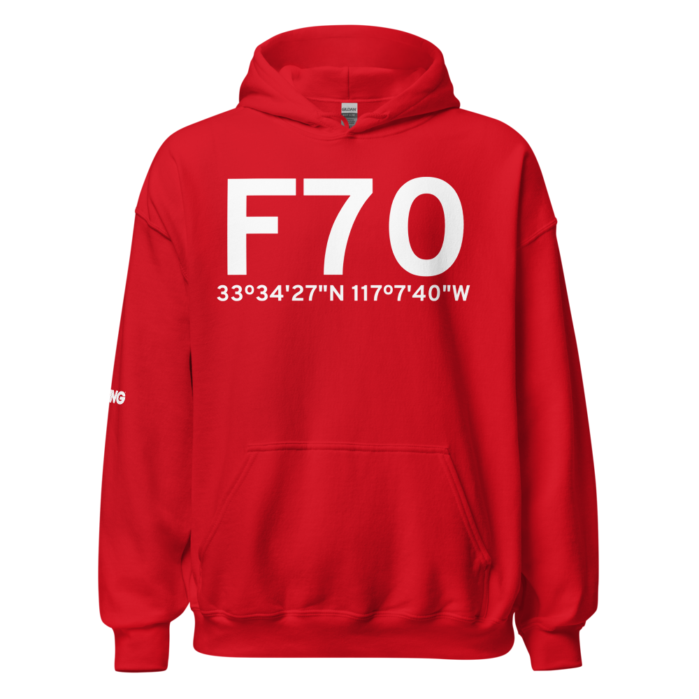 Murrieta/Temecula (KF70) Airport Hoodie Sweatshirt 