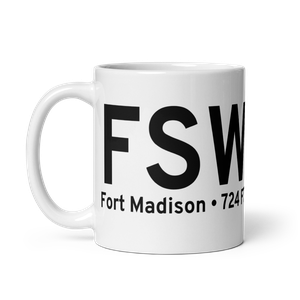 Fort Madison (KFSW) Airport Mug