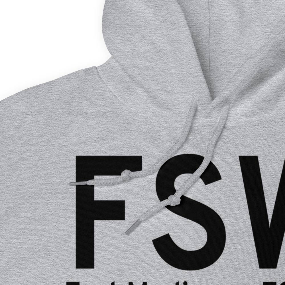 Fort Madison (KFSW) Airport Hoodie Sweatshirt 