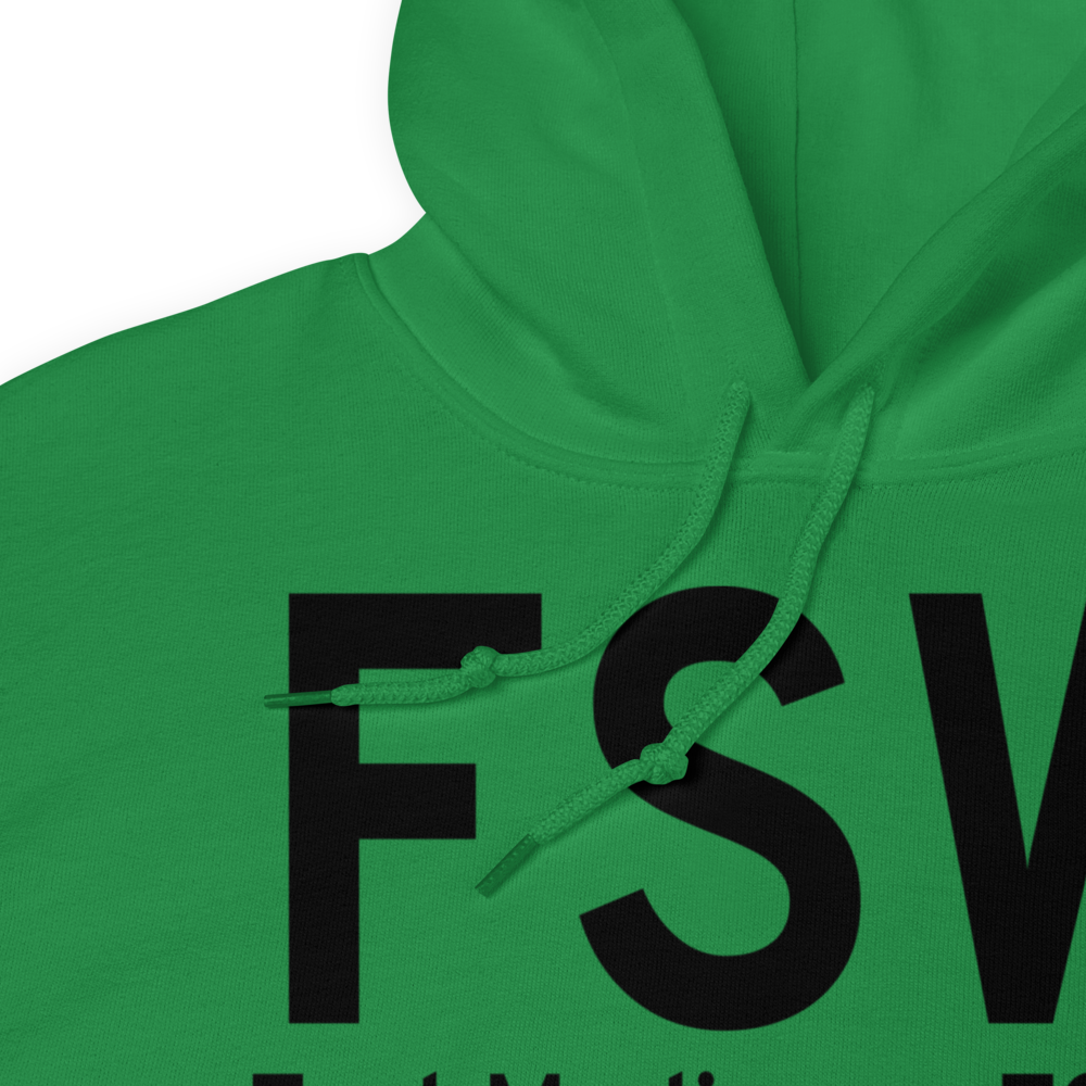 Fort Madison (KFSW) Airport Hoodie Sweatshirt 