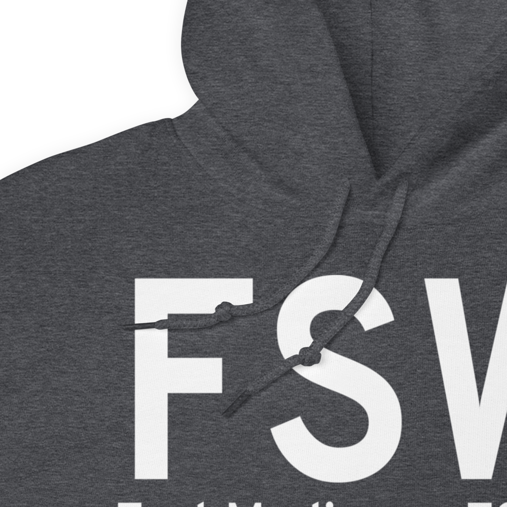 Fort Madison (KFSW) Airport Hoodie Sweatshirt 
