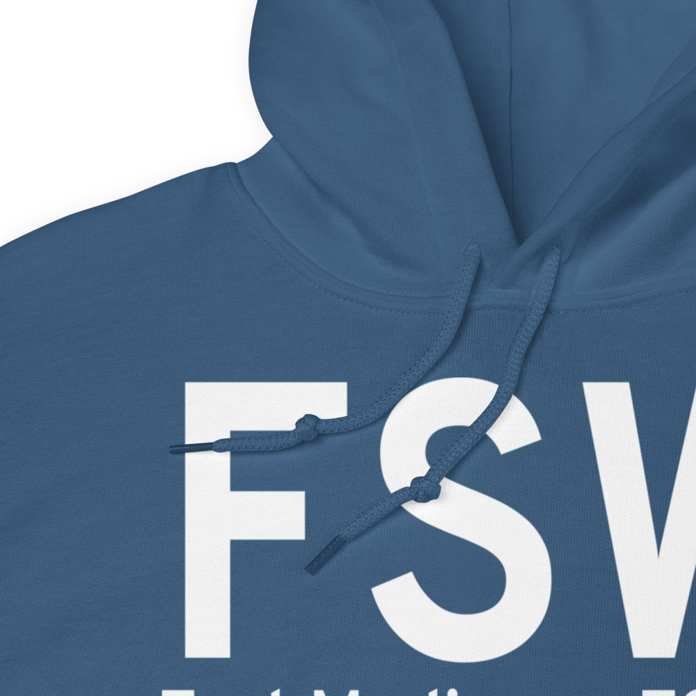 Fort Madison (KFSW) Airport Hoodie Sweatshirt 