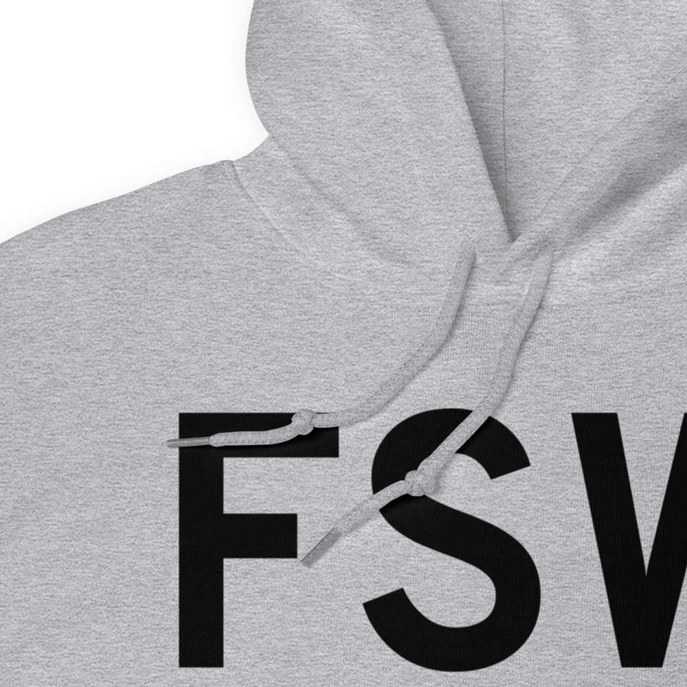 Fort Madison (KFSW) Airport Hoodie Sweatshirt 