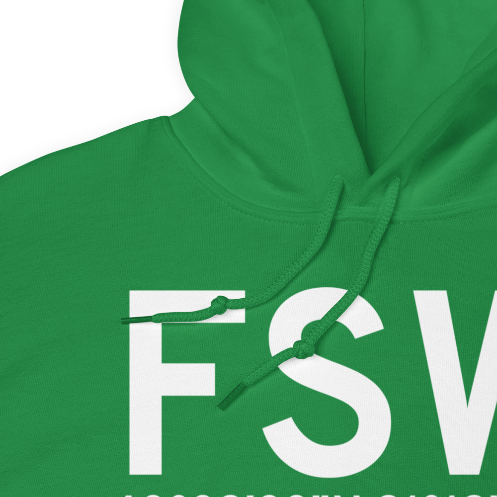 Fort Madison (KFSW) Airport Hoodie Sweatshirt 