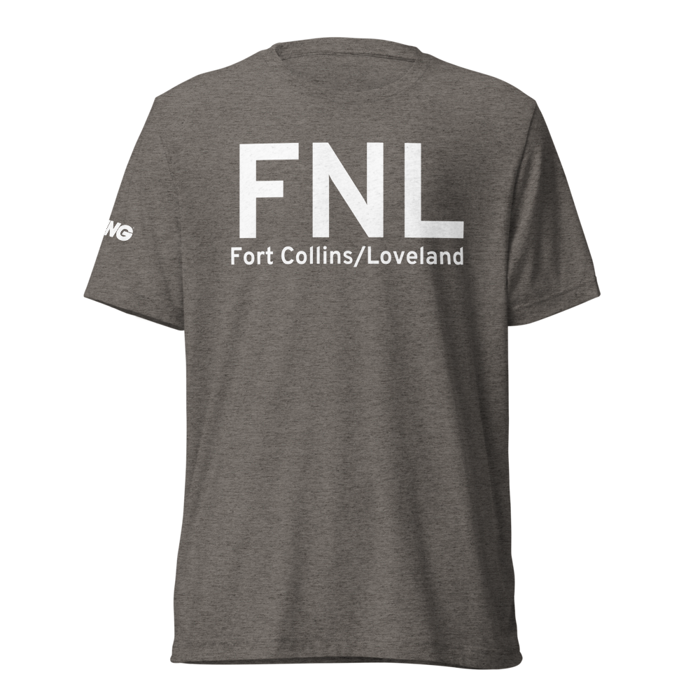 Fort Collins/Loveland (KFNL) Airport Tri-blend T-Shirt 