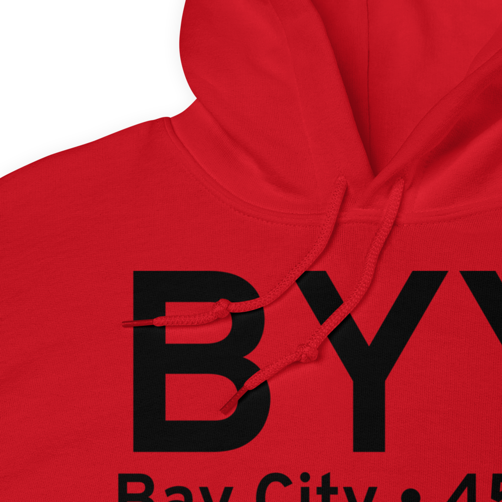 Bay City (KBYY) Airport Hoodie Sweatshirt 