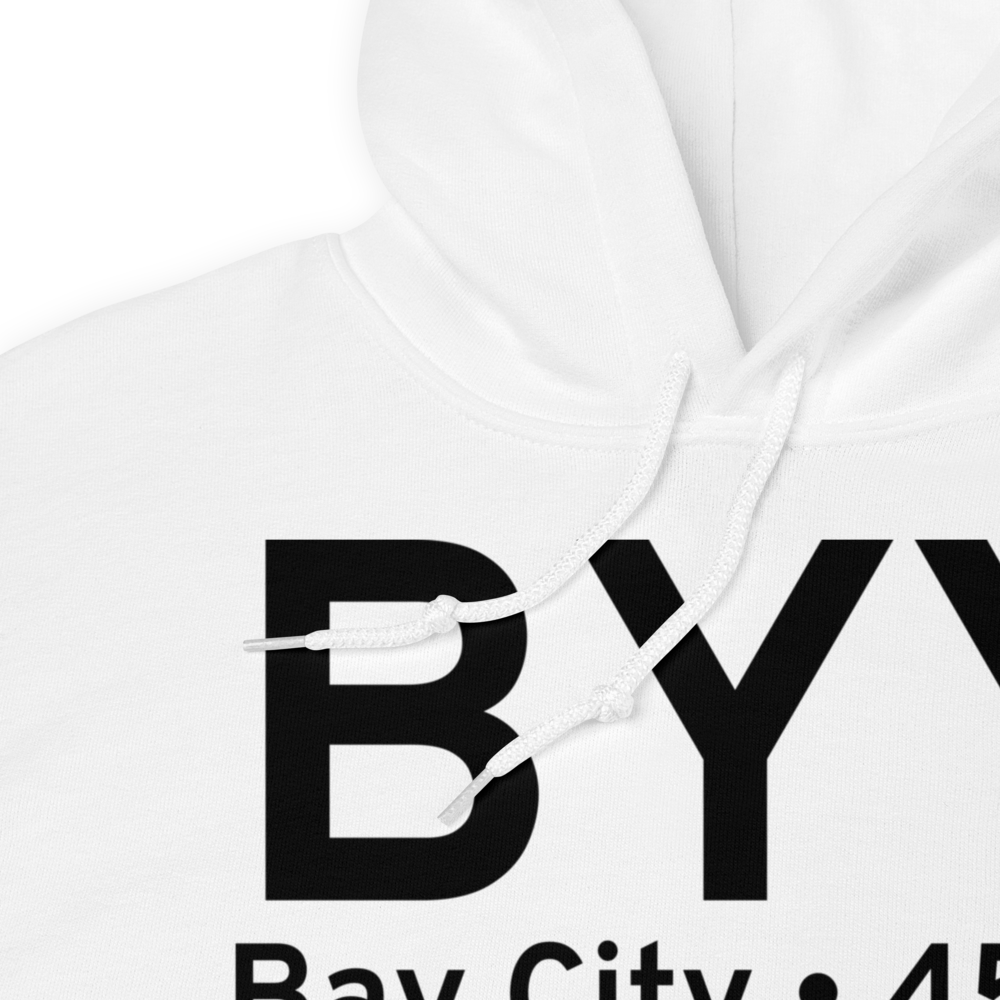 Bay City (KBYY) Airport Hoodie Sweatshirt 