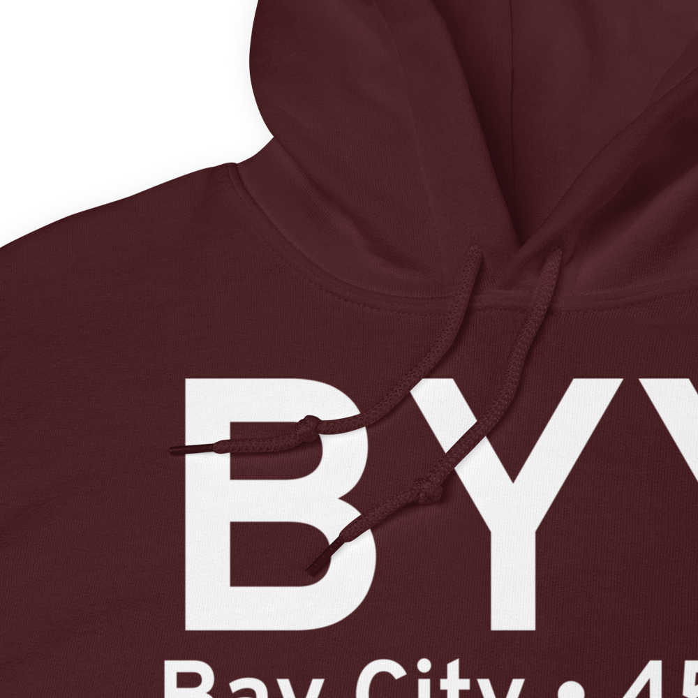 Bay City (KBYY) Airport Hoodie Sweatshirt 