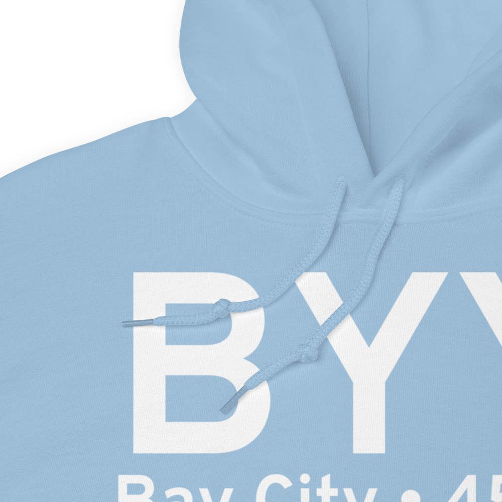 Bay City (KBYY) Airport Hoodie Sweatshirt 