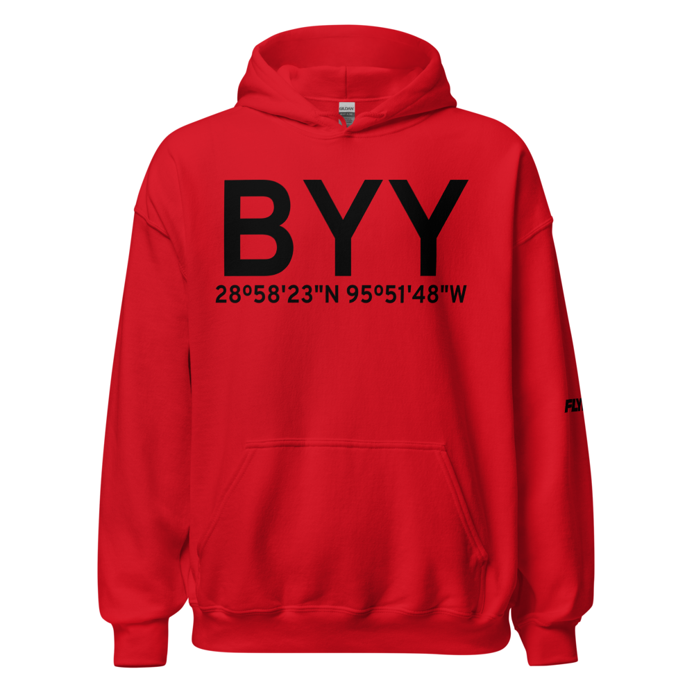 Bay City (KBYY) Airport Hoodie Sweatshirt 