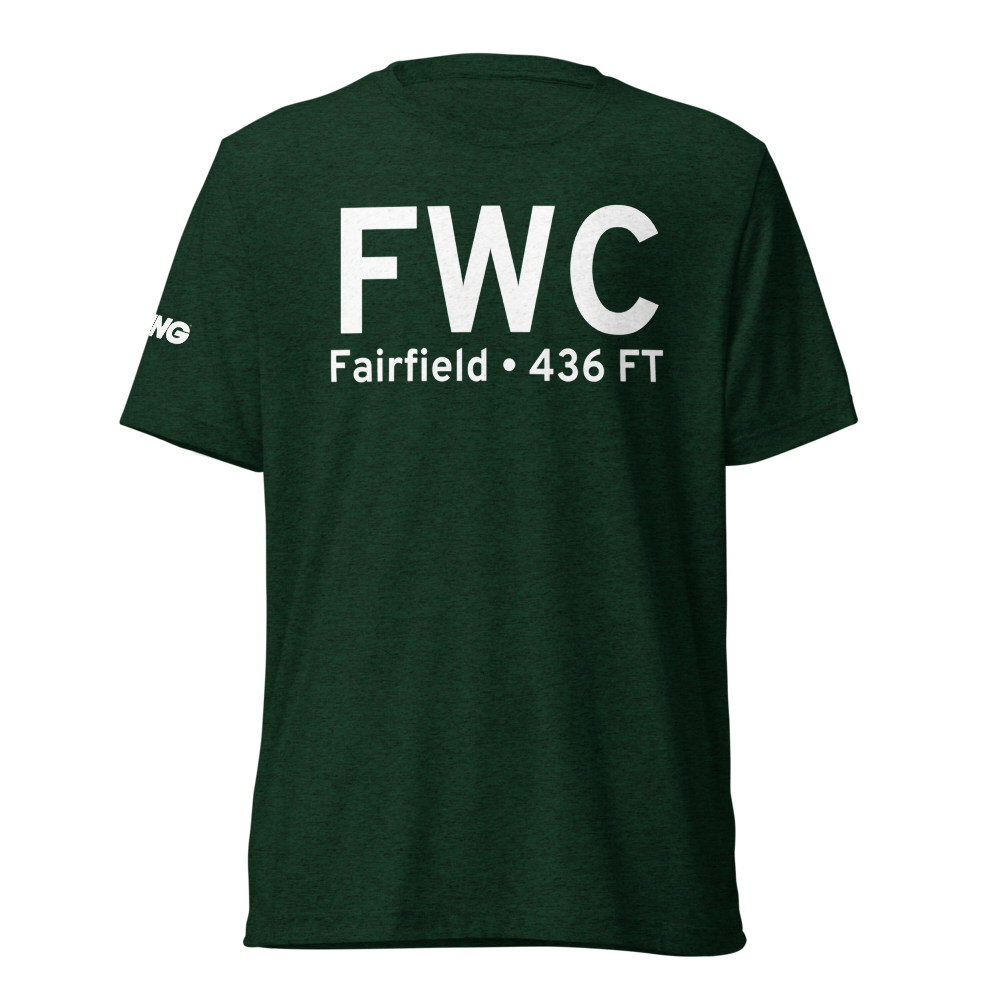 Fairfield (KFWC) Airport Tri-blend T-Shirt 