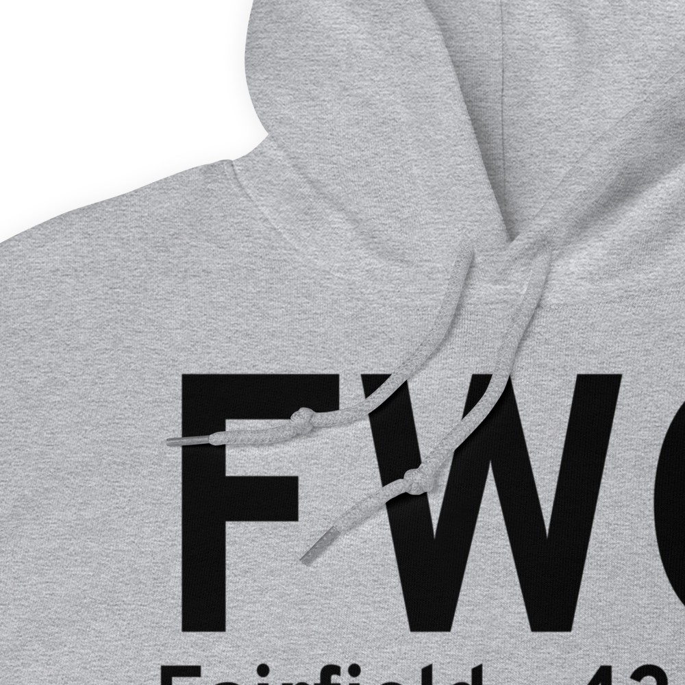 Fairfield (KFWC) Airport Hoodie Sweatshirt 