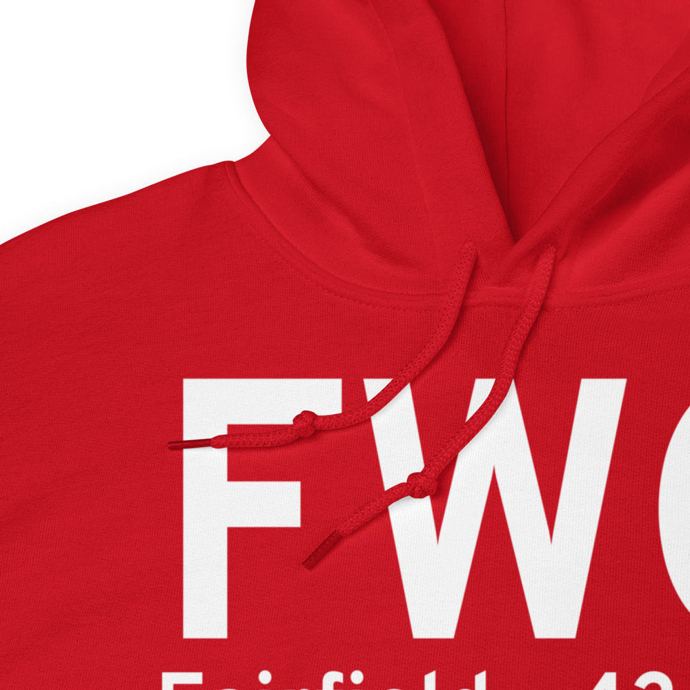 Fairfield (KFWC) Airport Hoodie Sweatshirt 