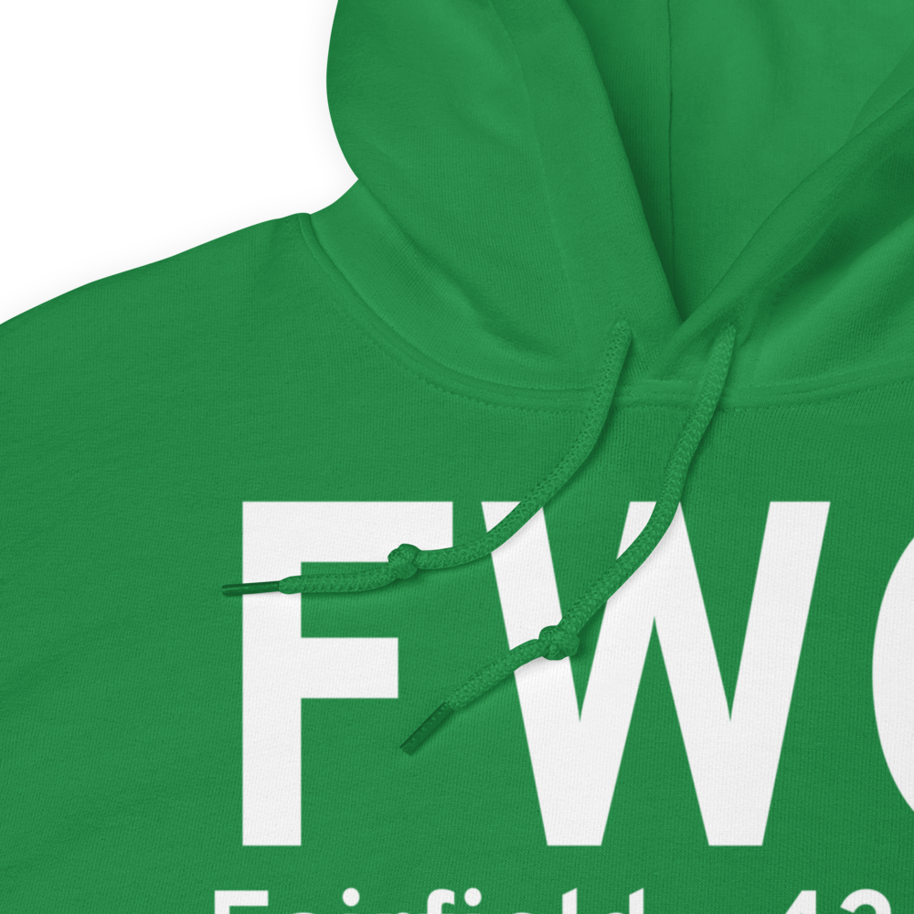 Fairfield (KFWC) Airport Hoodie Sweatshirt 