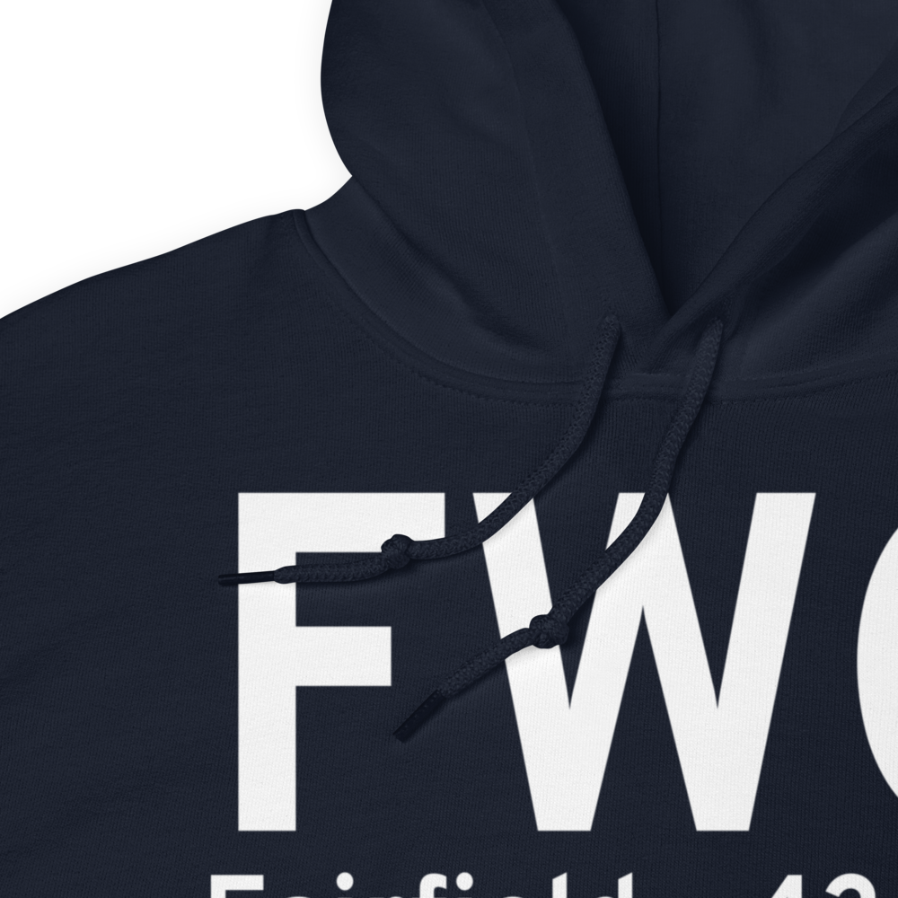 Fairfield (KFWC) Airport Hoodie Sweatshirt 