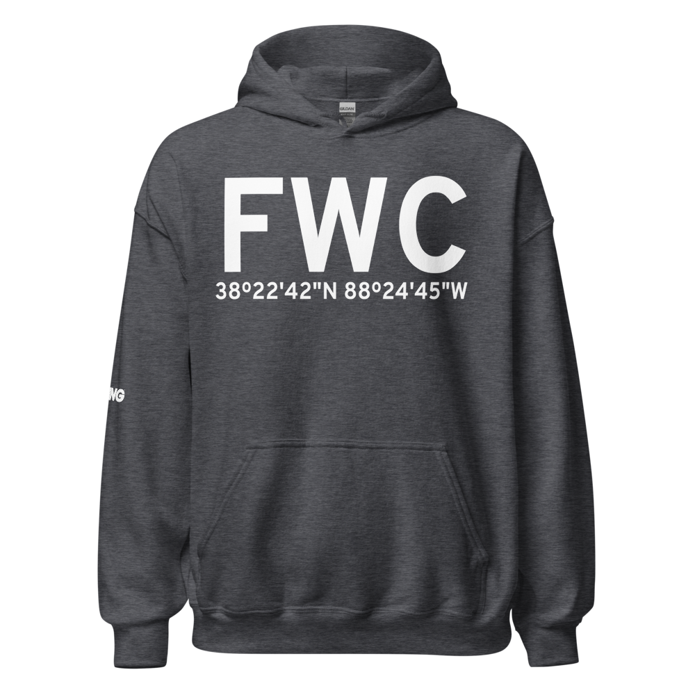 Fairfield (KFWC) Airport Hoodie Sweatshirt 