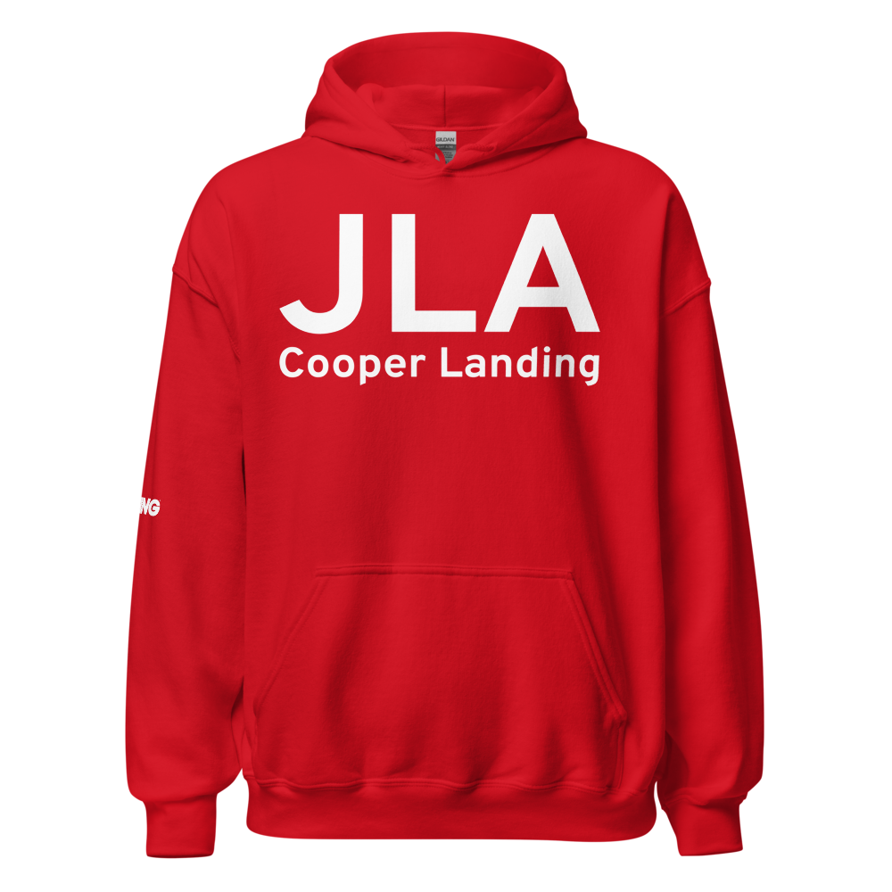 Cooper Landing (JLA) Airport Hoodie Sweatshirt 