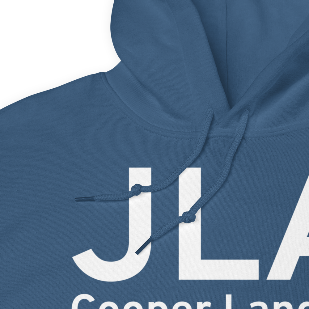 Cooper Landing (JLA) Airport Hoodie Sweatshirt 