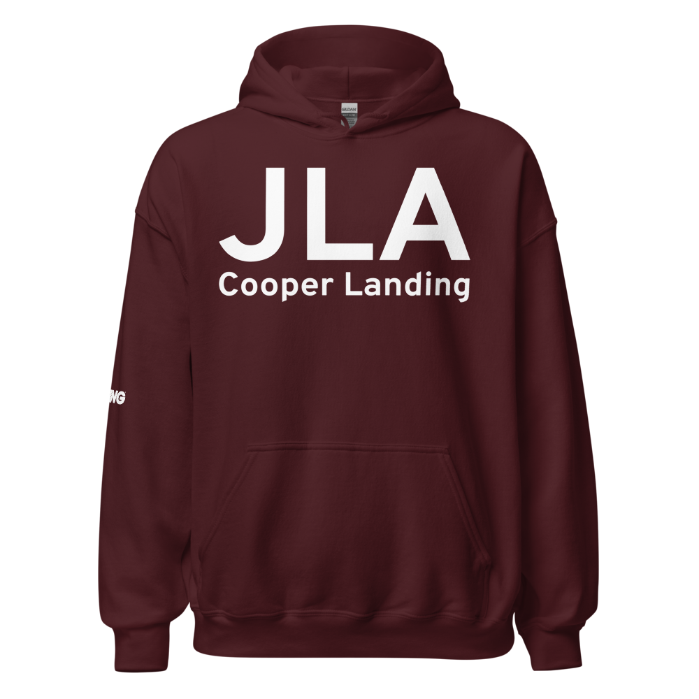 Cooper Landing (JLA) Airport Hoodie Sweatshirt 