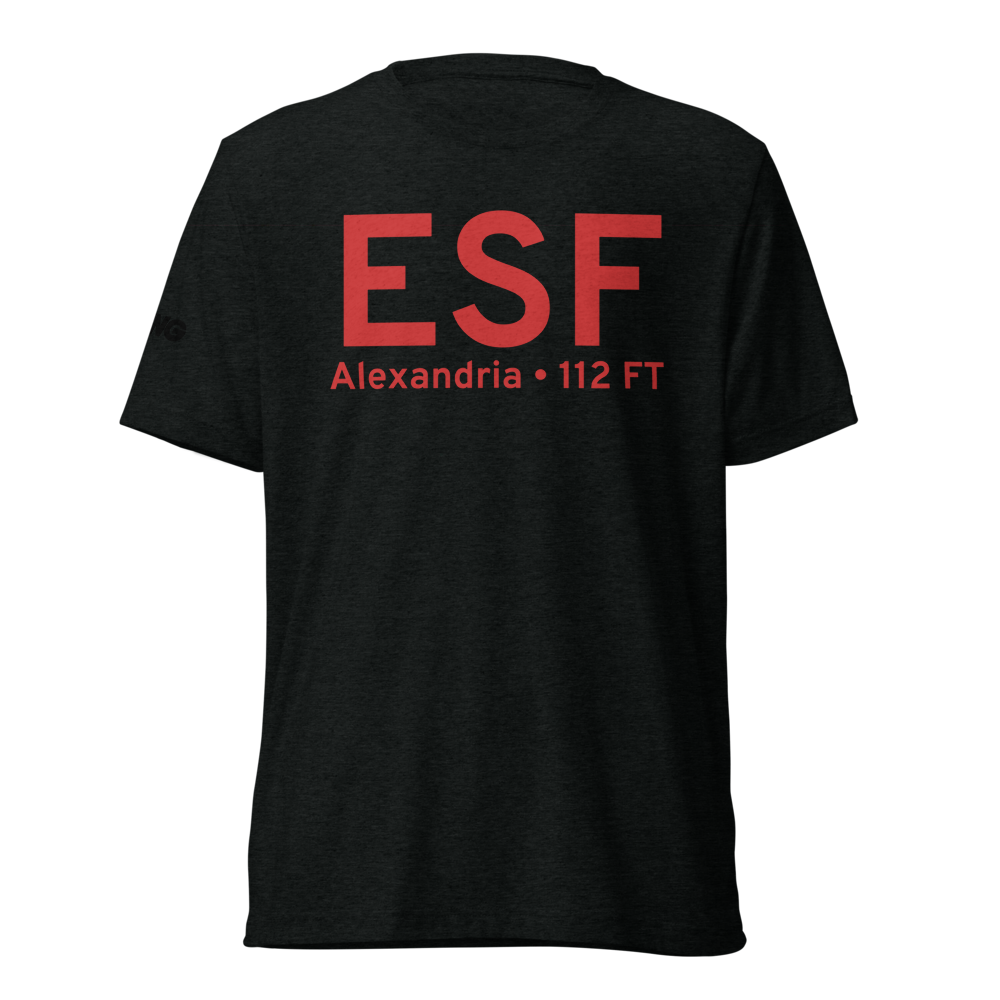 Alexandria (KESF) Airport Tri-blend T-Shirt 