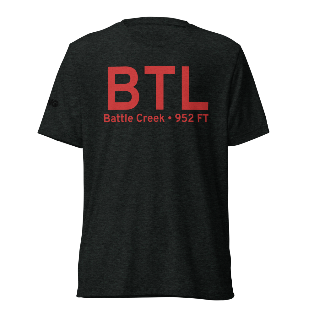 Battle Creek (KBTL) Airport Tri-blend T-Shirt 