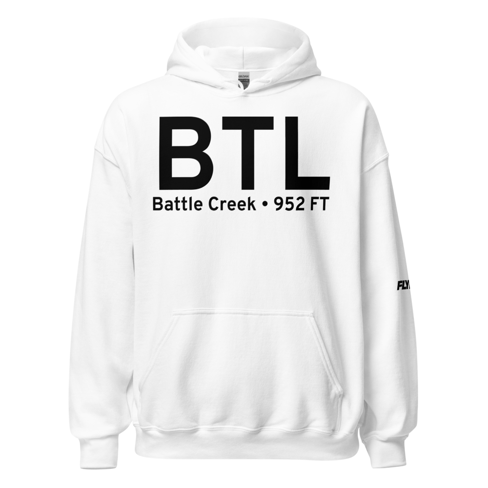Battle Creek (KBTL) Airport Hoodie Sweatshirt 