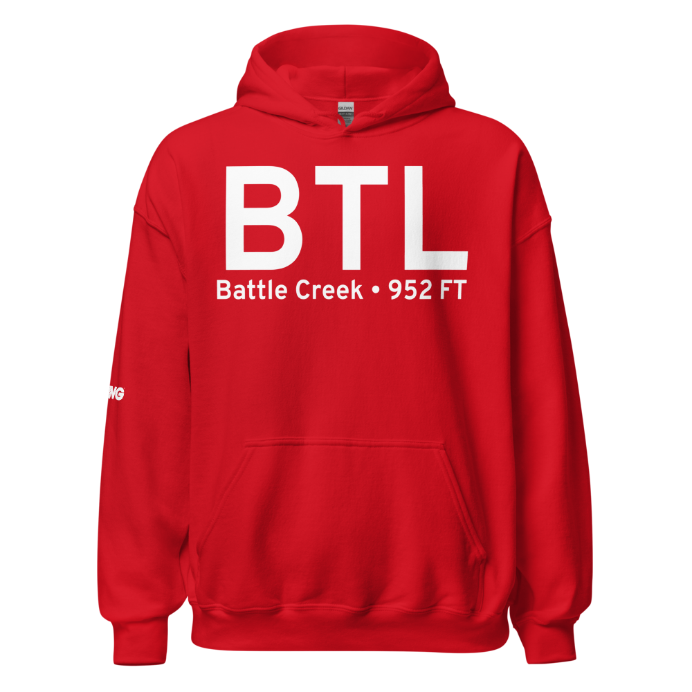 Battle Creek (KBTL) Airport Hoodie Sweatshirt 