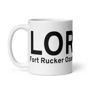 Fort Rucker Ozark (LOR) Airport Mug