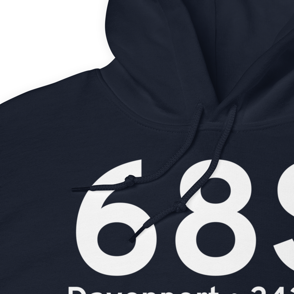 Davenport (K68S) Airport Hoodie Sweatshirt 