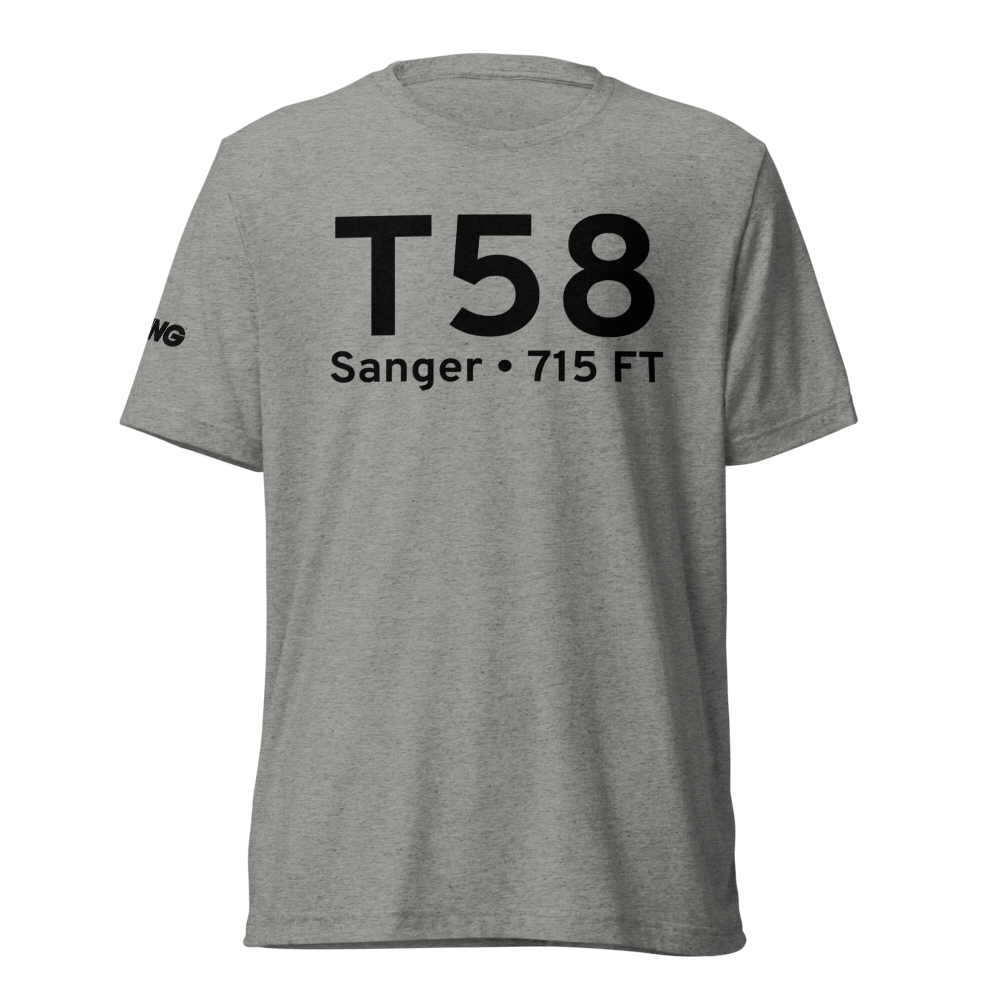Sanger (T58) Airport Tri-blend T-Shirt 