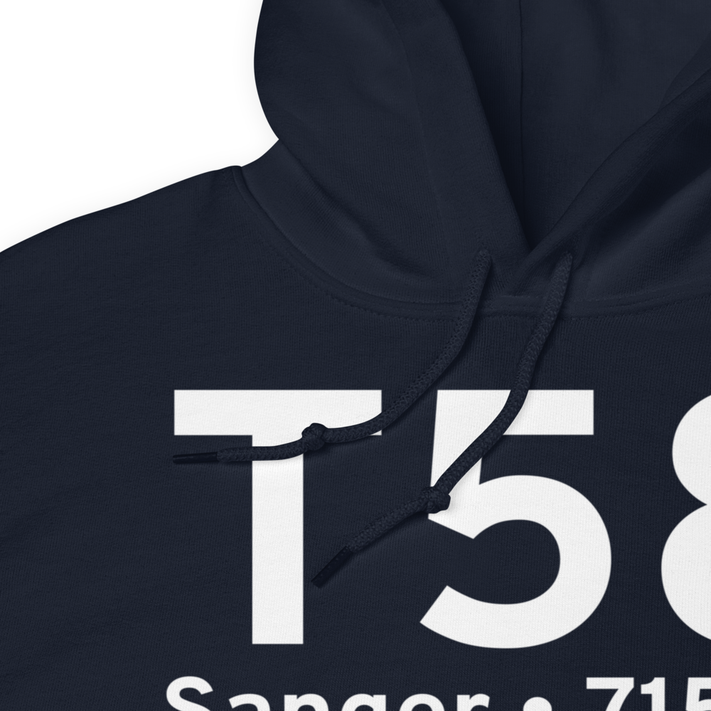 Sanger (T58) Airport Hoodie Sweatshirt 
