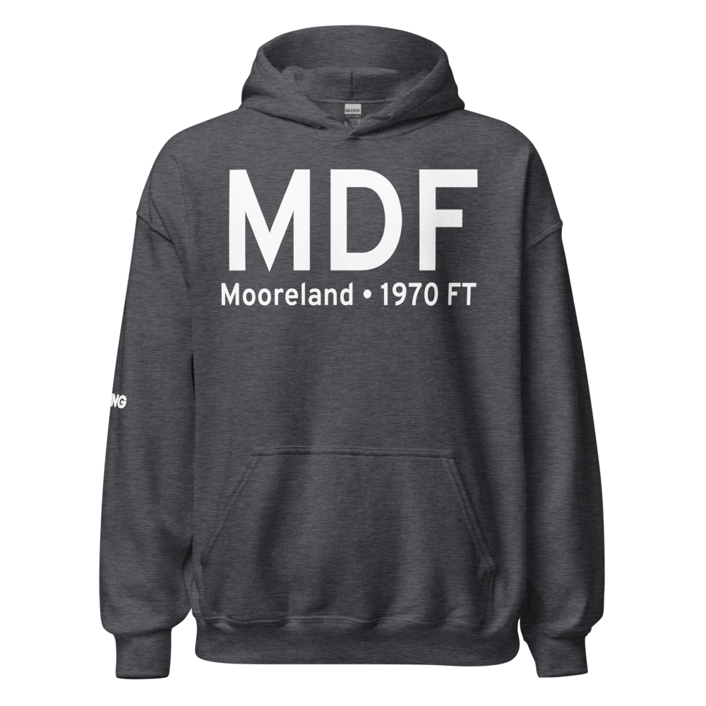 Mooreland (KMDF) Airport Hoodie Sweatshirt 