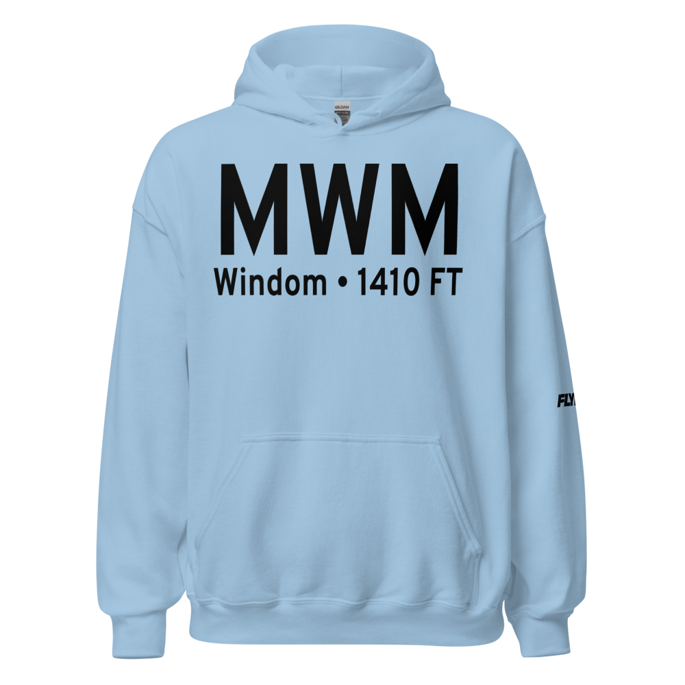 Windom (KMWM) Airport Hoodie Sweatshirt 