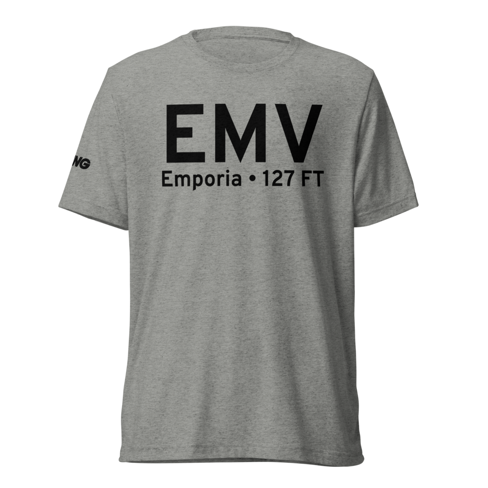 Emporia (KEMV) Airport Tri-blend T-Shirt 
