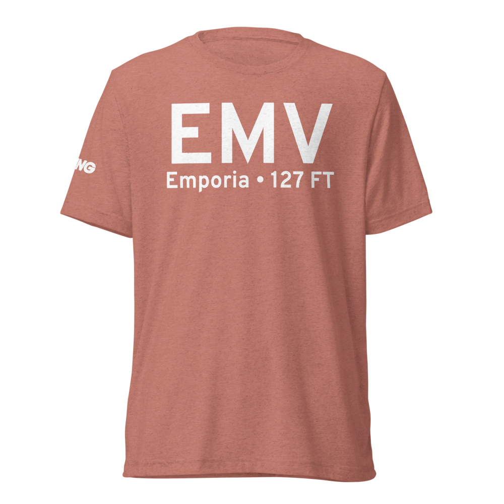 Emporia (KEMV) Airport Tri-blend T-Shirt 