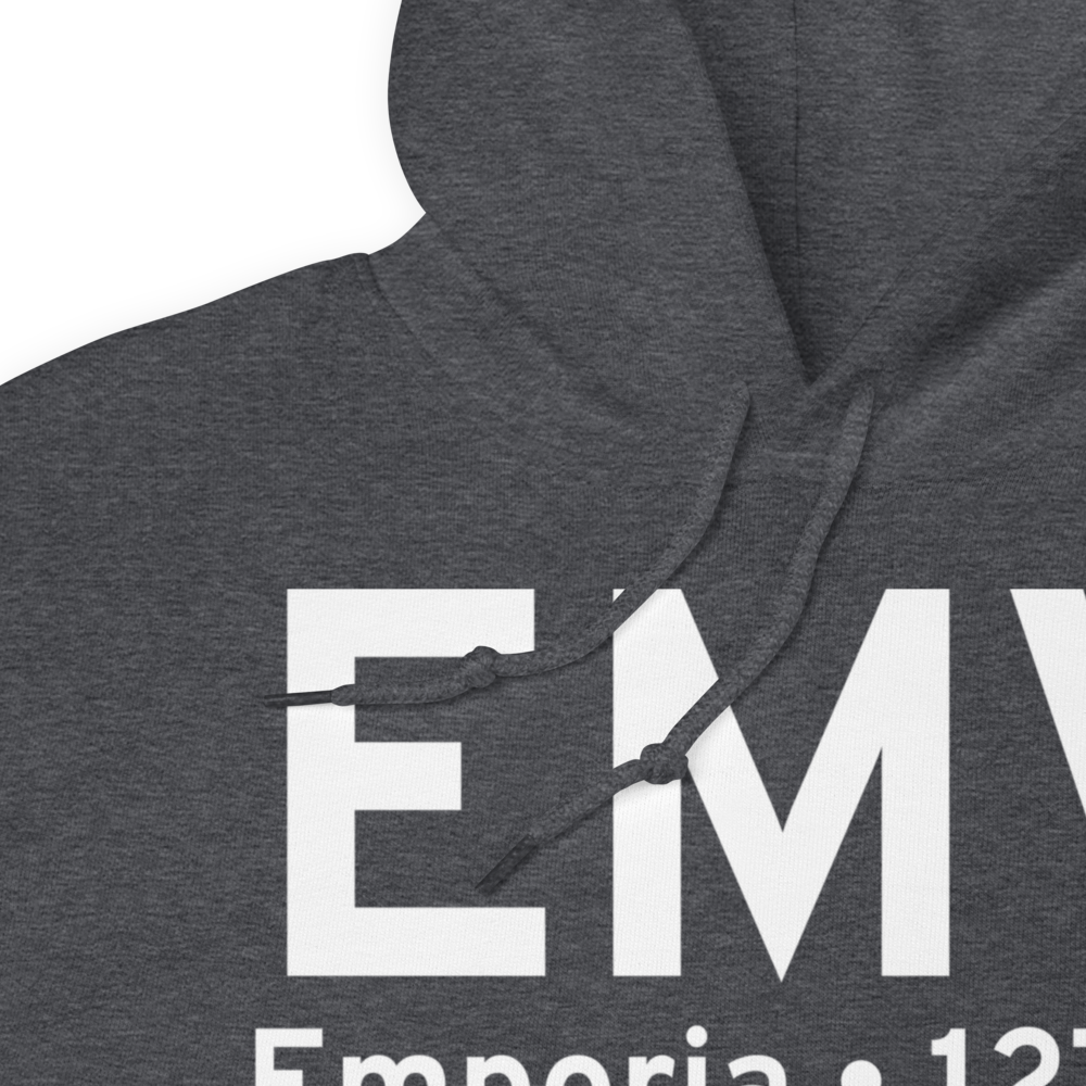 Emporia (KEMV) Airport Hoodie Sweatshirt 
