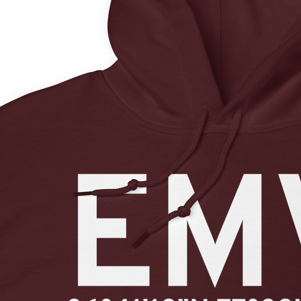Emporia (KEMV) Airport Hoodie Sweatshirt 