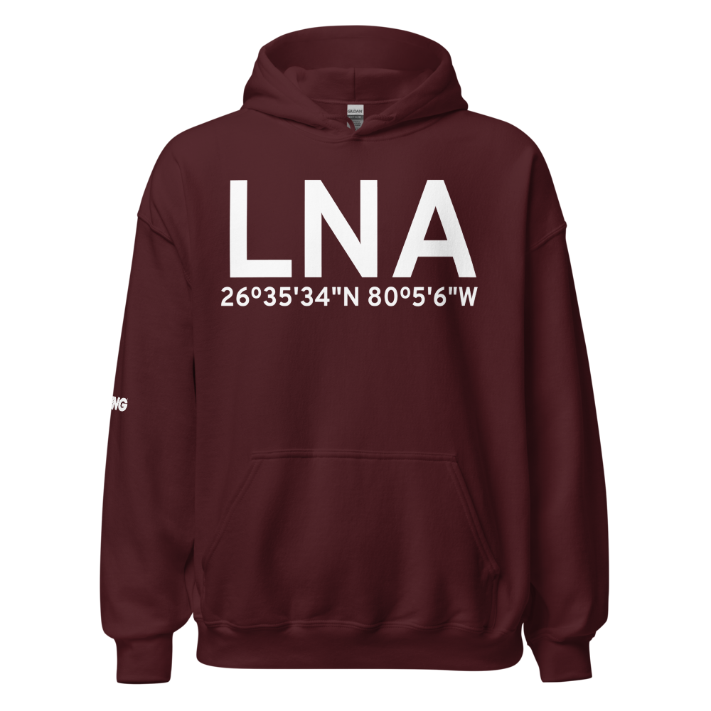 West Palm Beach (KLNA) Airport Hoodie Sweatshirt 