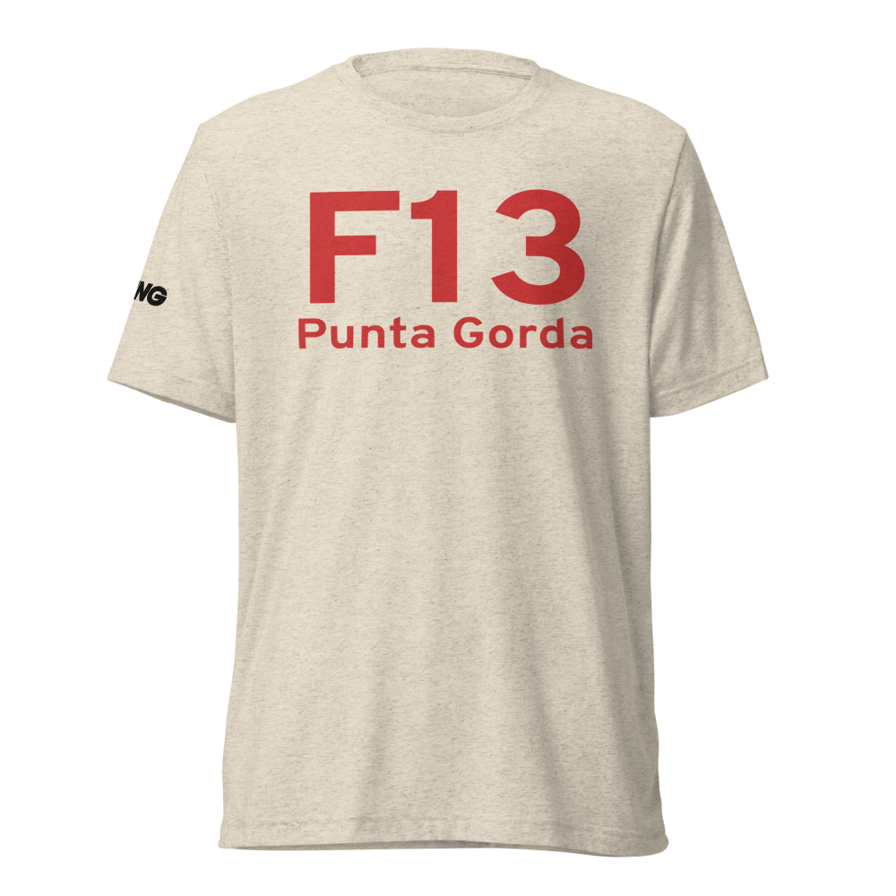 Punta Gorda (F13) Airport Tri-blend T-Shirt 