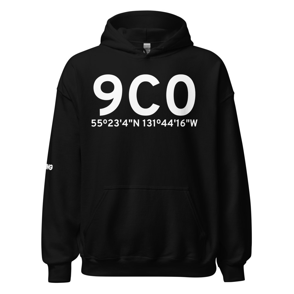 Ketchikan (9C0) Airport Hoodie Sweatshirt 