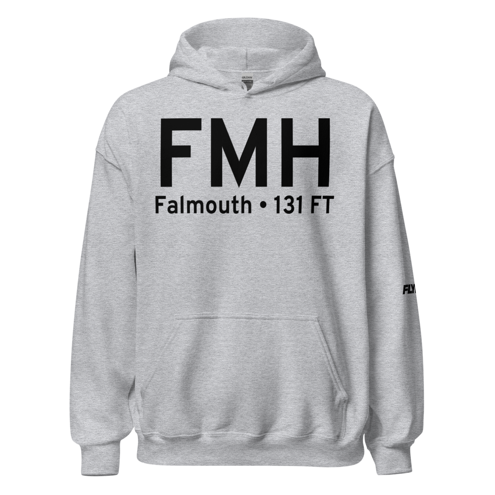Falmouth (KFMH) Airport Hoodie Sweatshirt 