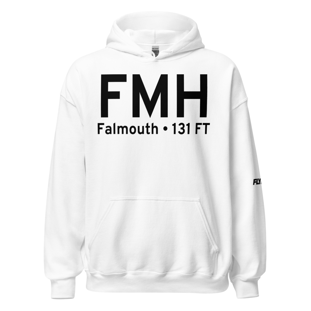 Falmouth (KFMH) Airport Hoodie Sweatshirt 