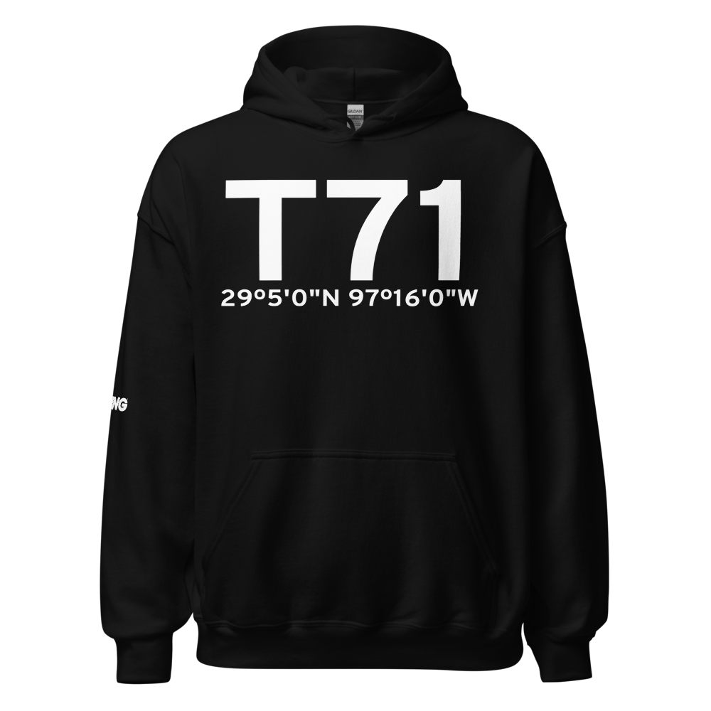 Cuero (T71) Airport Hoodie Sweatshirt 
