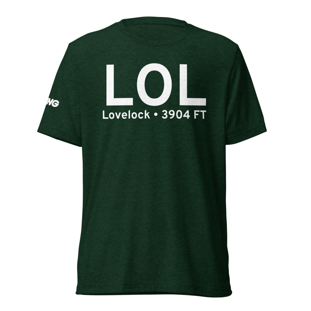 Lovelock (KLOL) Airport Tri-blend T-Shirt 