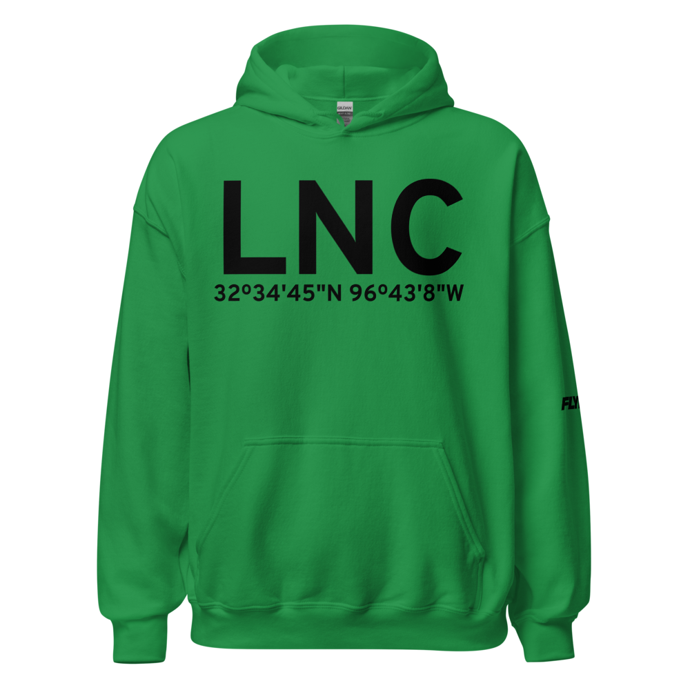Lancaster (KLNC) Airport Hoodie Sweatshirt 