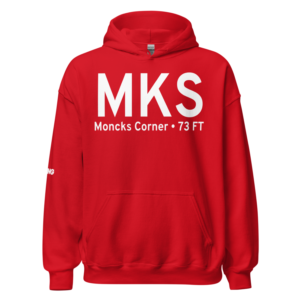 Moncks Corner (KMKS) Airport Hoodie Sweatshirt 